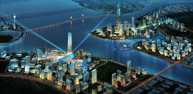 深装集团精品工程-珠海横琴十字门中央商务区夜景图.jpg